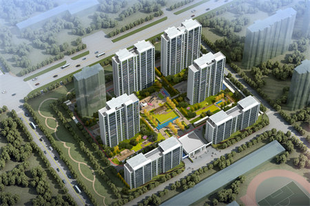 城北翠湖天地3室2厅2卫131.27m2毛坯房